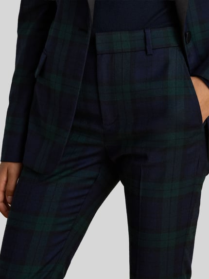 Lauren Ralph Lauren Regular Fit Business-Hose aus Wolle mit Bügelfalten Black 3