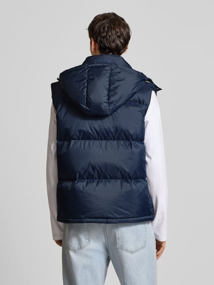 Tommy Jeans Regular fit bodywarmer met afneembare capuchon Marineblauw - 5
