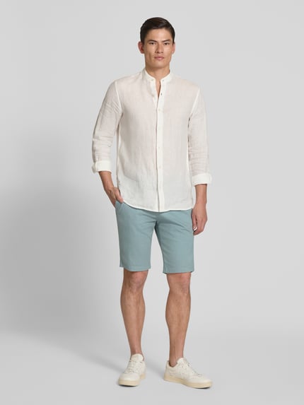 Tom Tailor Slim Fit Chinoshorts aus reiner Baumwolle Mint 1