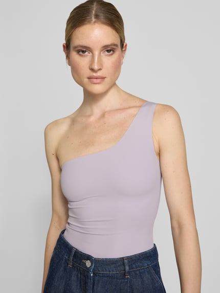 MAGIC Bodyfashion Body na jedno ramię model ‘Dream’ Fiołkoworóżowy 3