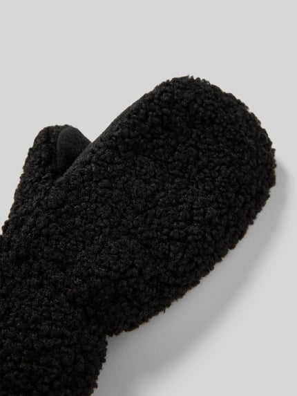 ONLY Handschuhe mit Teddyfell Modell 'THEA' Black 3
