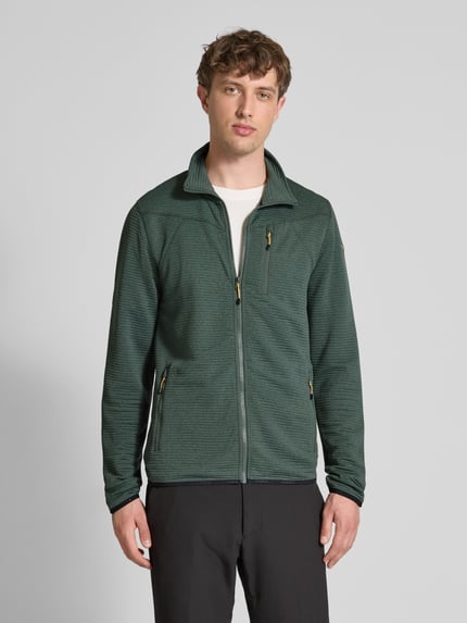 Icepeak Fleecejack met ritszakken model 'BERTHOLD' Flessengroen - 4