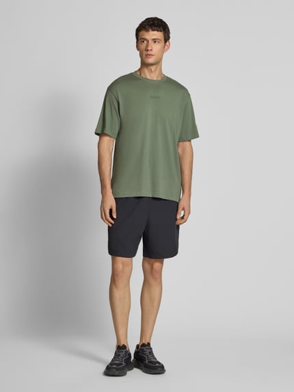 BOSS Green Regular Fit T-Shirt aus reiner Baumwolle Lind 1