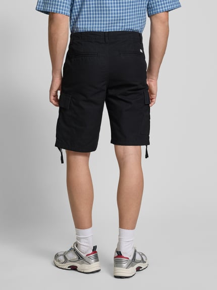 JACK & JONES Szorty cargo o kroju regular fit ze szlufkami na pasek model ‘COLE BARKLEY’ Czarny 5