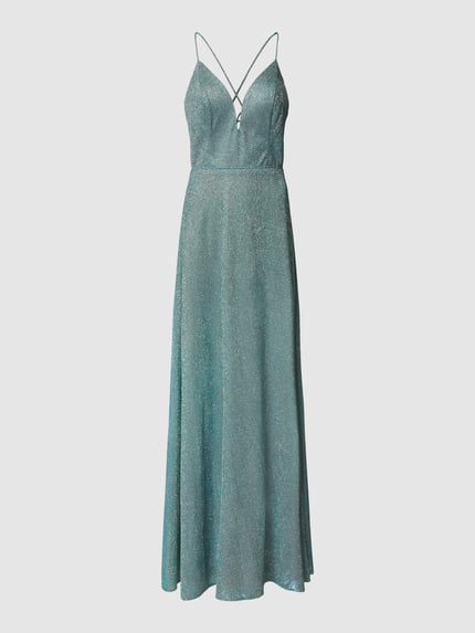 LUXUAR FASHION Abendkleid mit Effektgarn Gruen 2
