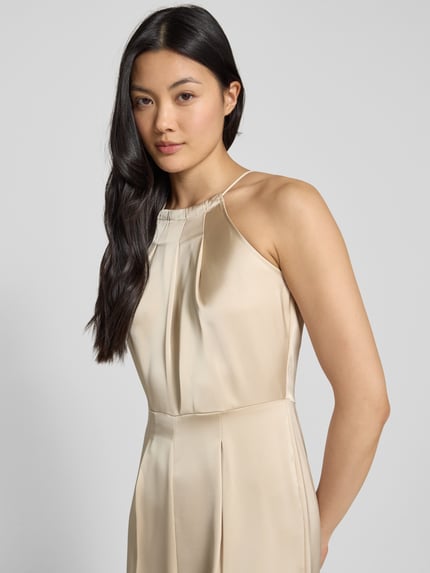 MAX&Co. Jumpsuit mit gelegten Falten Modell 'GREEN' Sand 3