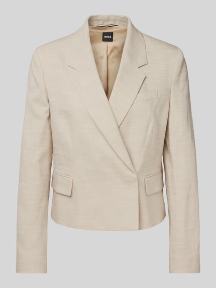 BOSS Blazer met paspelzak op de borst, model 'Jaleto' Beige - 2