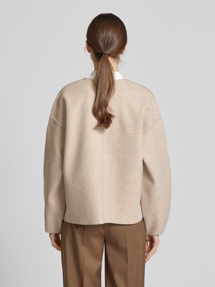 VILA Strickjacke mit Ballonärmeln Modell 'JUICE' Beige 5