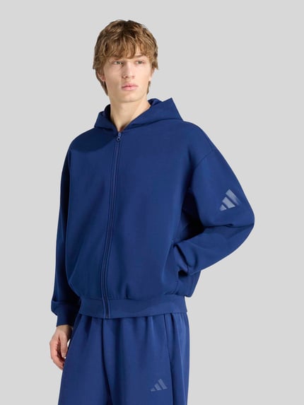 adidas Sportswear Regular Fit Sweatjacke mit Modal-Anteil Marine 3