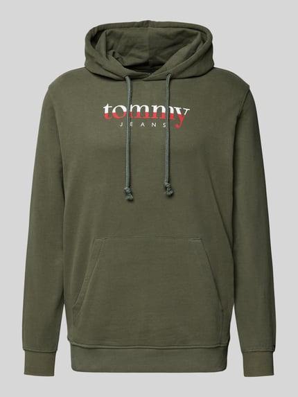 Tommy Jeans Regular fit hoodie van puur katoen Donkergroen - 2
