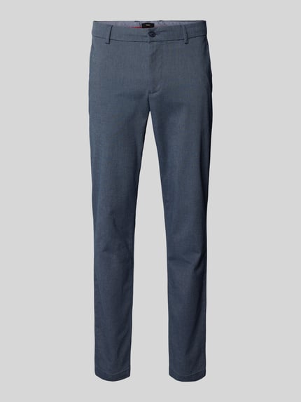 CINQUE Slim fit stoffen broek met achterzakken model 'Brody' Blauw - 2