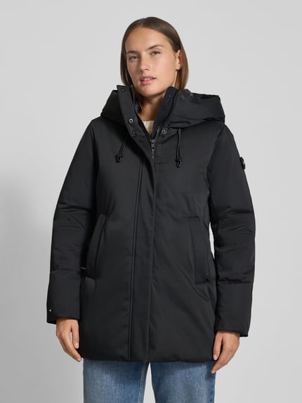 khujo Parka z mieszanki bawełny model „ALLAP” Czarny 4