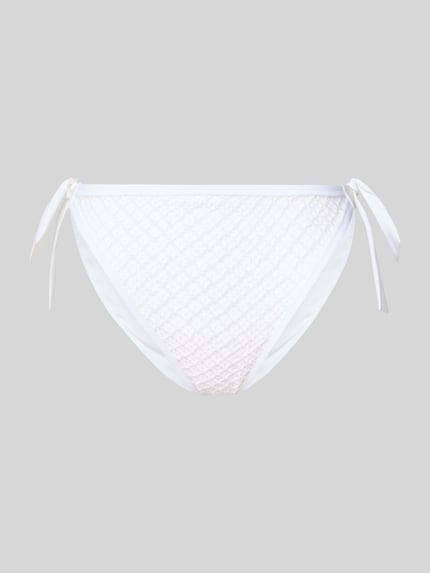 Produktfoto, figi bikini z niskim stanem, mieszanka materiałów z dodatkiem streczu, wiązanie boczne, Bikini-Slip mit seitlicher Schnürung Modell 'TALEAH' od Marie Jo
