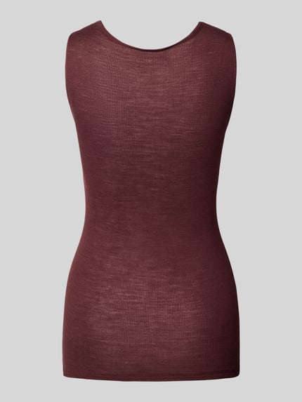 HANRO Tanktop met kant Middenbruin - 3