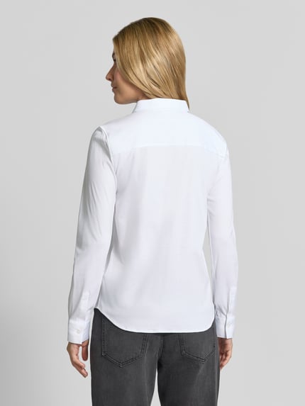 MOS MOSH Hemdbluse mit Sportmanschetten Modell 'Tina' Weiss 5
