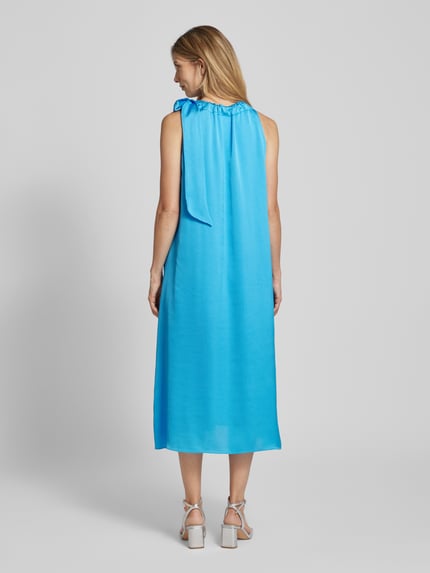s.Oliver BLACK LABEL Midikleid mit Schleifen-Detail Hellblau 5