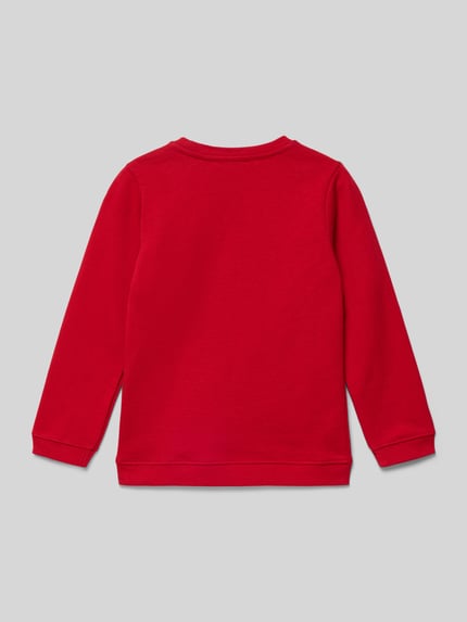 Blue Seven Sweatshirt mit Motiv-Print Rot 3