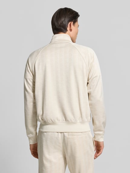 Lacoste Regular Fit Sweatjacke mit Logo-Patch Sand Melange 5