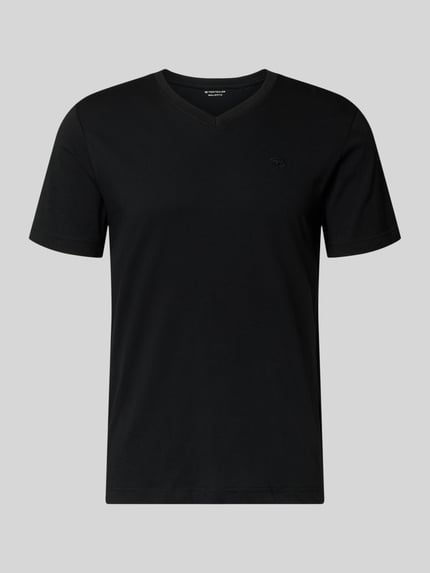Tom Tailor Regular Fit T-Shirt aus reiner Baumwolle Black 2