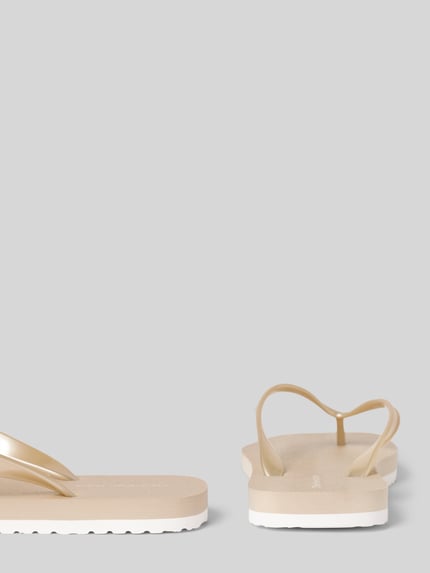 Calvin Klein Jeans Teenslippers met labelopschrift Offwhite - 2