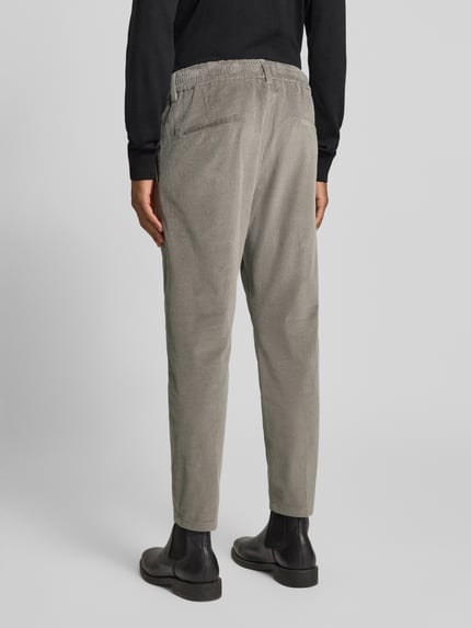 DRYKORN Ribcordbroek met Franse steekzakken Middengrijs - 5