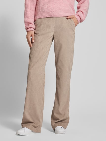 ANGELS Feincordhose mit elastischem Bund Modell 'LIZ' Mud 4