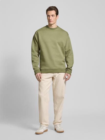 DRYKORN Sweatshirt mit Motiv-Stitching Modell 'KARIO' Gruen 1