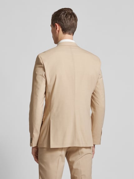 HUGO Pak met reverskraag, model 'Arti/Hesten' Beige - 5