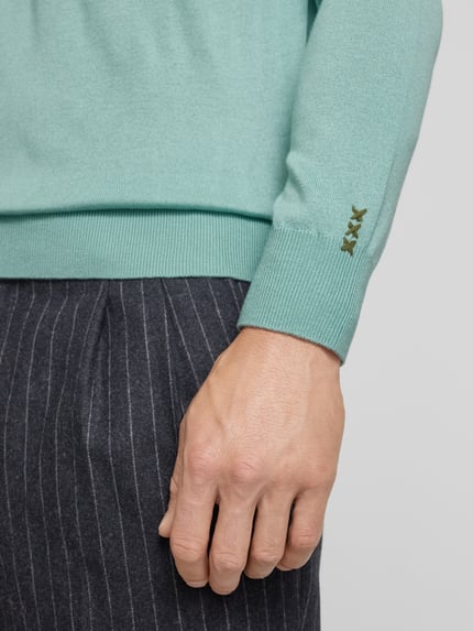 Scotch & Soda Regular fit gebreide pullover met wol Lagune - 3