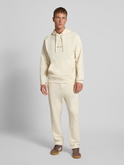 JACK & JONES Sweatpants met elastische band, model 'KANE' Offwhite - 1