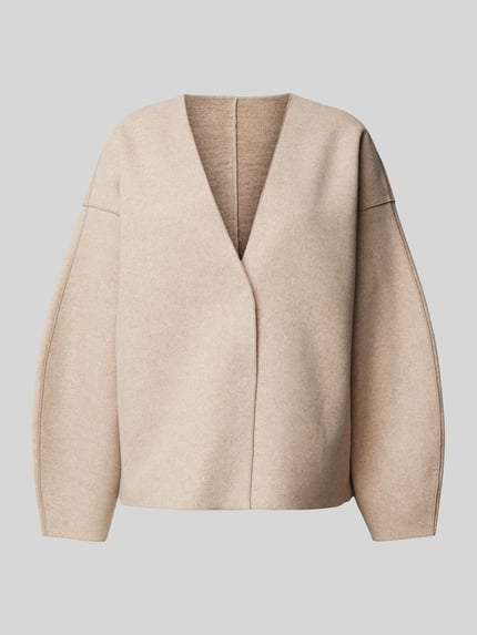 VILA Strickjacke mit Ballonärmeln Modell 'JUICE' Beige 2