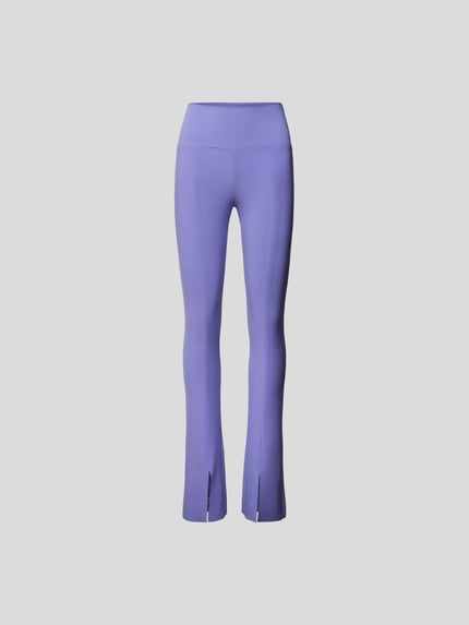 Norma Kamali Legginsy Bootcut z rozcięciem Fioletowy 2