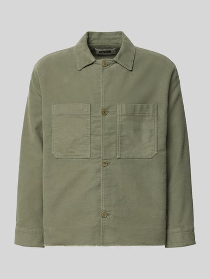 DRYKORN Hemdjacke mit Knopfleiste Modell 'DIARD' Schilf 2