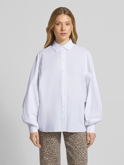 ROBE LÉGÈRE Regular Fit Hemdbluse aus reiner Baumwolle Weiss 4