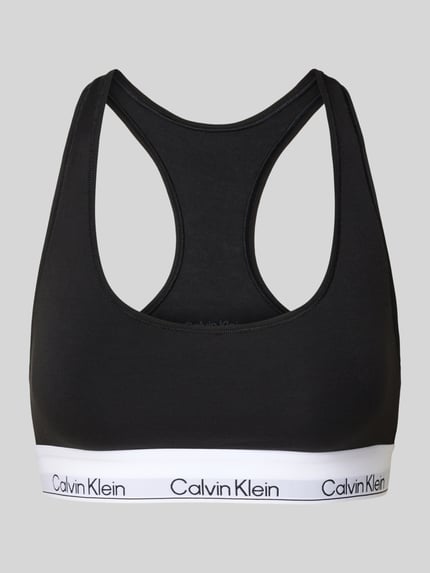 Calvin Klein Underwear Bralette met label in band Zwart - 1