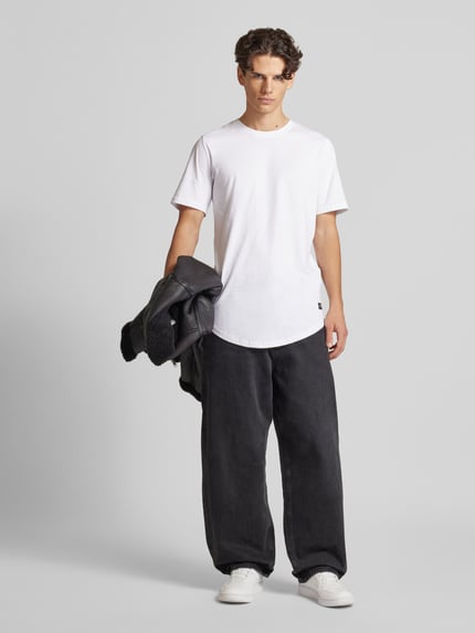 JACK & JONES T-shirt z naszywką z logo model ‘NOA’ Biały 1