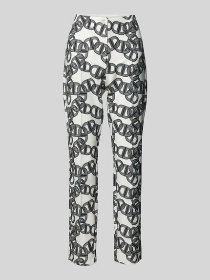 Stehmann Regular Fit Stoffhose mit fixierten Bügelfalten Modell 'Ellsa' Black 2