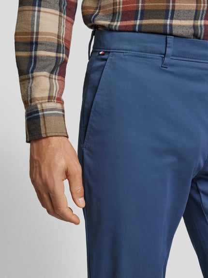 Tommy Hilfiger Regular Fit Chino mit Gesäßtaschen Modell 'DENTON' Blau 3