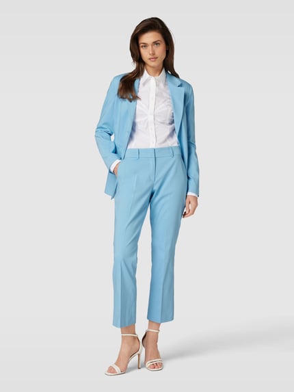 White Label Regular Fit Stoffhose mit Bügelfalten Hellblau 1