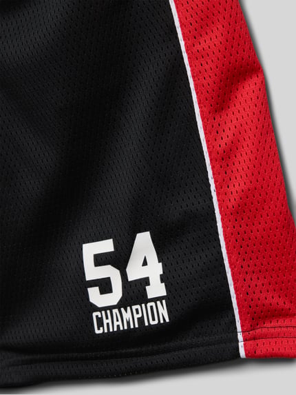 Champion Regular fit sweatshorts met labelprint Zwart - 2