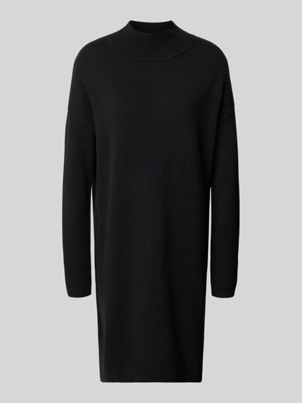 COMMA Strickkleid mit Mock Neck Black 1