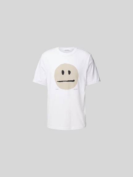 Wood Wood T-Shirt mit Motiv-Print Weiss 2