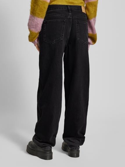 Weekday Loose Fit Jeans im 5-Pocket-Design Modell 'Rail' Black 5