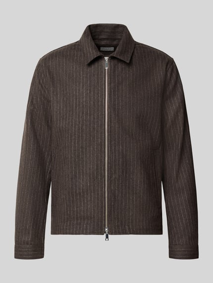 Regular Fit Jacke aus Woll-Mix mit Umlegekragen Modell 'Barnaby' Shop The Look MANNEQUINE