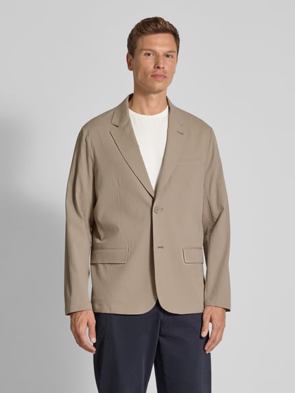 Armani Exchange Colbert met klepzakken en reverskraag Beige - 4