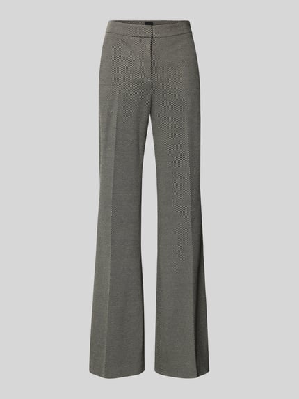 BOSS Slim Fit Hose aus Viskose-Mix Modell 'TALIA_LONG1' Black 2