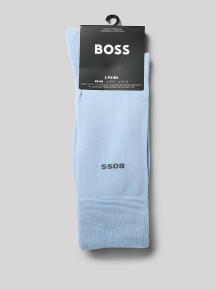 BOSS Socken aus Baumwoll-Mix im 2er-Pack Hellblau 3