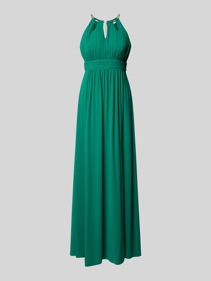 Jake*s Cocktail Abendkleid mit gelegten Falten Apfel 2