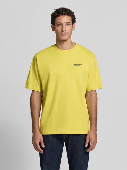 MCNEAL T-Shirt mit Statement-Print Senf 4