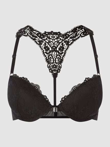 LASCANA Push-Up-BH aus Spitze Black 2